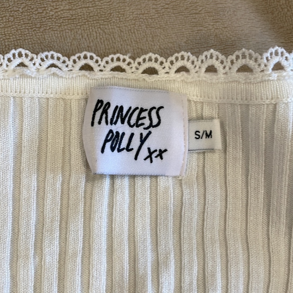 Princess Polly Lace Trim Cardigan - Picture 2 of 3